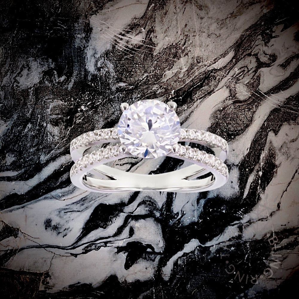 Elegant Illusion Diamond Ring